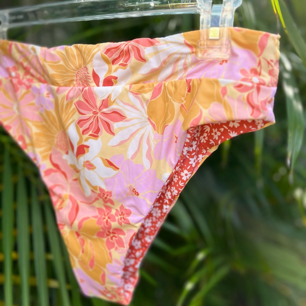 🌴BILLABONG🌴 Made For Daze High Rise Reversible Bikini Swim Bottoms